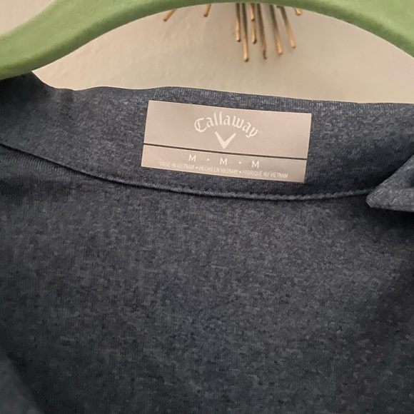 Callaway Women”s True Navy Active Quarter Zip Breathable Shirt Size: M - Picture 3 of 6